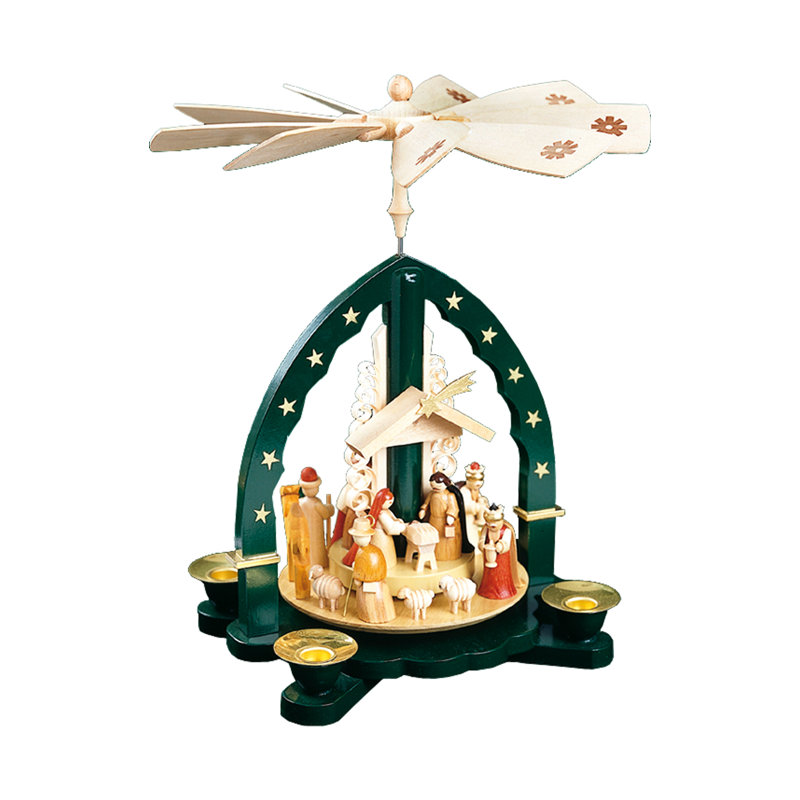 Pyramide de crèche starry richard glaesser