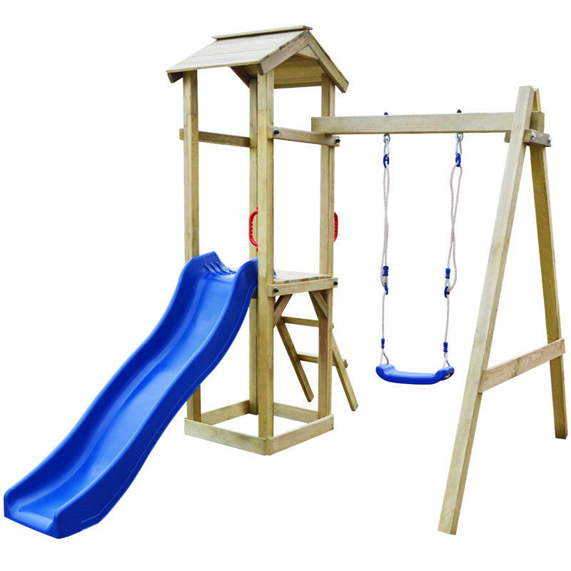Freeport Park Swing Set with Swing(s) , Slide(s)