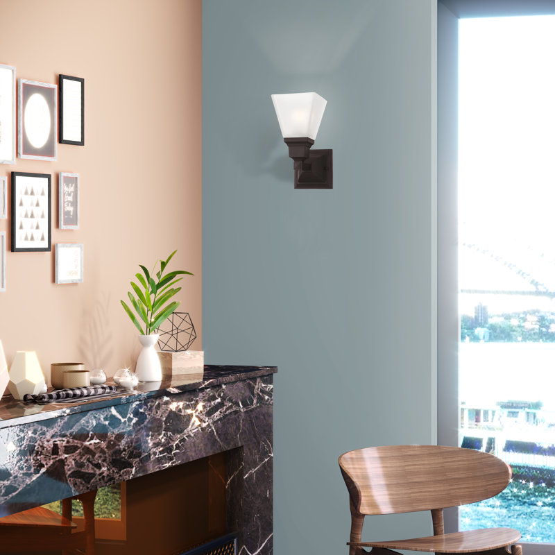 Mathias Flush Mounted Sconce, Bronze