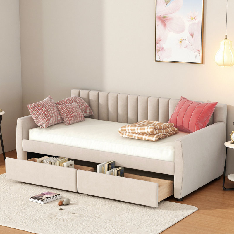 Lit de jour Elegant Classic, Beige