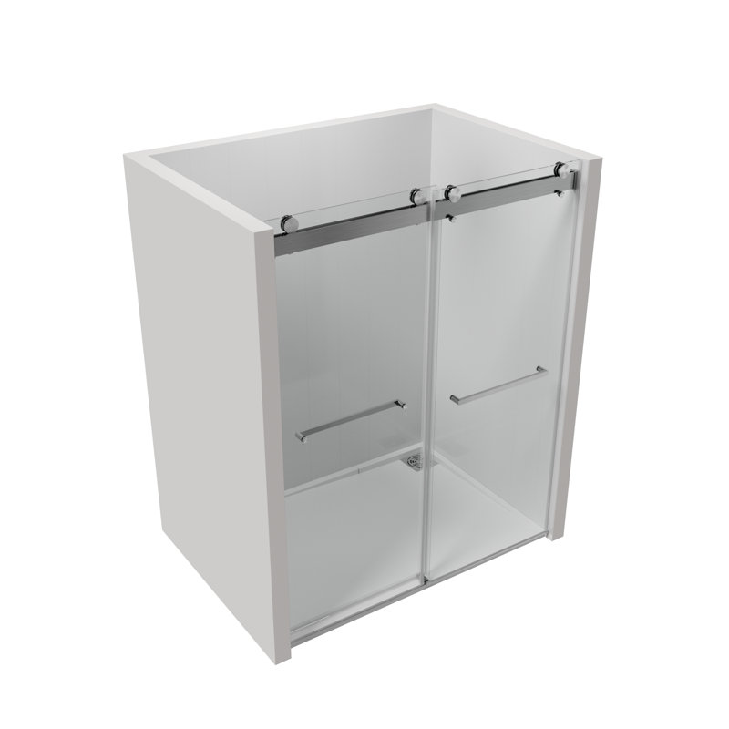 Porte de douche sans cadre H 48 po x l 76 po Chowning