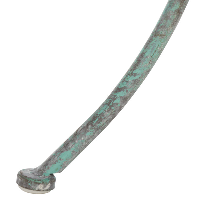 Allison Metal Fountain Birdbath, Antique Green