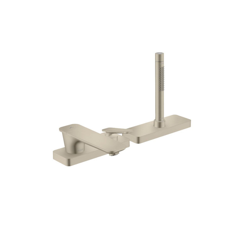 Citterio C Tub Filler with Diverter, Brushed Nickel