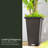 Mayne Evolve 24in Tall Planter With Removable Planting Insert And Drip Tray (2-pack)-400692974