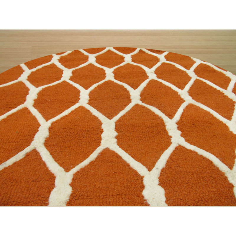 Hand Tufted Wool Geometric Area Rug