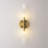 Arnha 2-Light Modern Dimmable Vanity Light with Clear Glass Shade-650818856