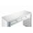 Mirrored Vanity Desk With 2 Storage Drawers