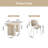 Pearlena Modern Dining Table Set-539561011-539561009