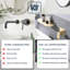 Robinet de salle de bain mural-93876817