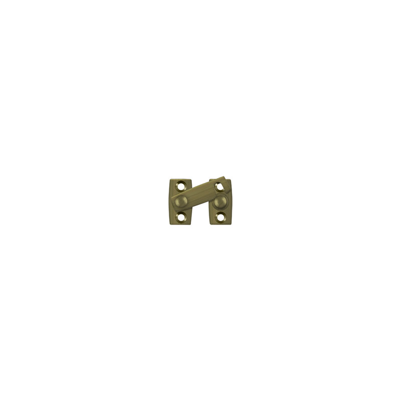 Deltana SB3058U5 Shutter Bar/Door Latch 5/8"; Antique Brass Finish