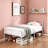 2 Set Bed Frame, 2 Pcs Twin Size Metal Platform Bedframe with Headboard & Footboard, Mattress Foundation with Steel Slat Support, Underbed Storage, No Box Spring Needed (Set of 2)-287594553