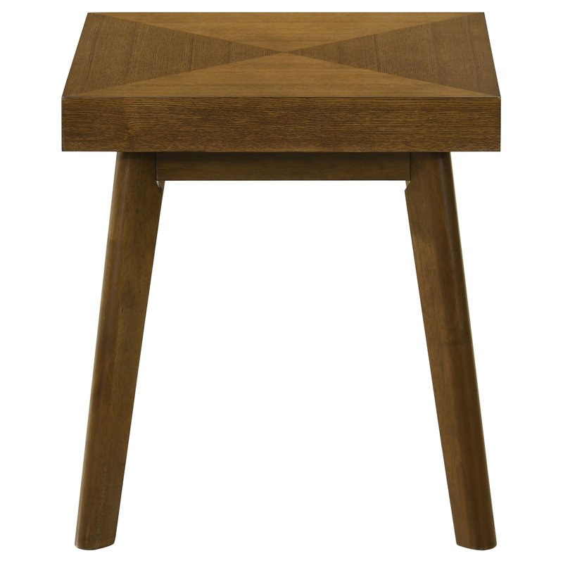 Square Wood Side End Table