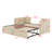 Upholstered Daybed With Pop Up Trundle-1281069978