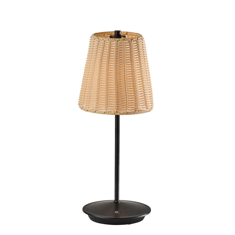 Lampe de table Andy, Noir mat