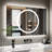 LED Bathroom Mirror with Frontlit and Backlit-1197285598