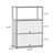 2 - Door Accent Cabinet with Adjustable Shelves-1566142656