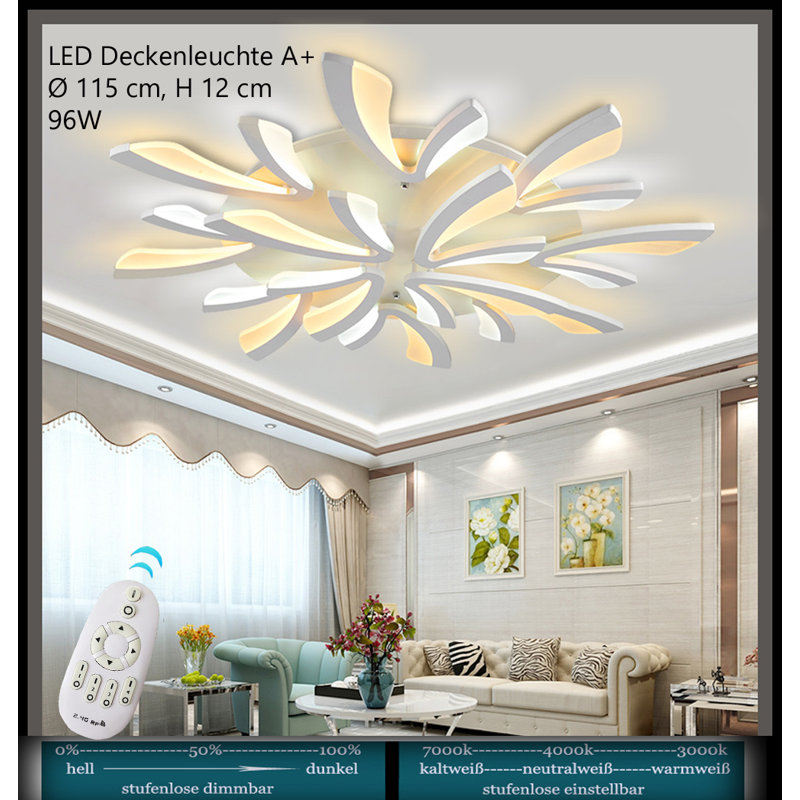 Acierno Acrylic LED Flush Mount