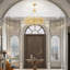 Lustre rond en cristal 39,9 po K9-1743495812