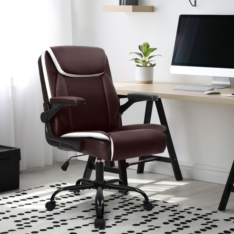 Chaise de bureau Nakysha, Brun