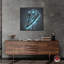 Art mural sur toile 1 pièce Notoriart Blue Glow Sneaker-100009897-112247245