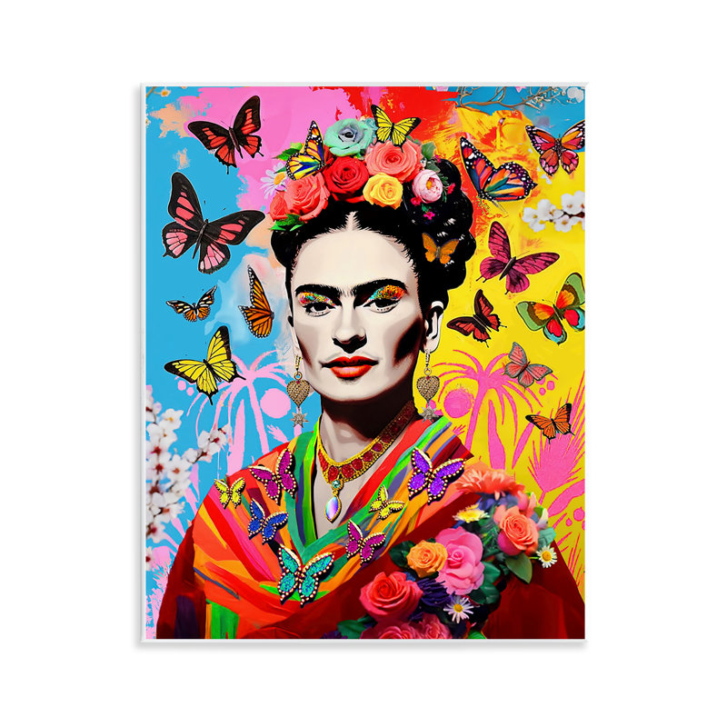 «Eccentric Butterflies Frida», art mural par Jess Stempel