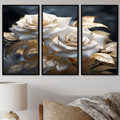 «Maness - Roses», ensemble de reproduction d'art mural