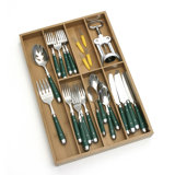 Cruce 1.75" H x 12" W x 17.5" D Flatware & Kitchen Utensils Drawer Organizer