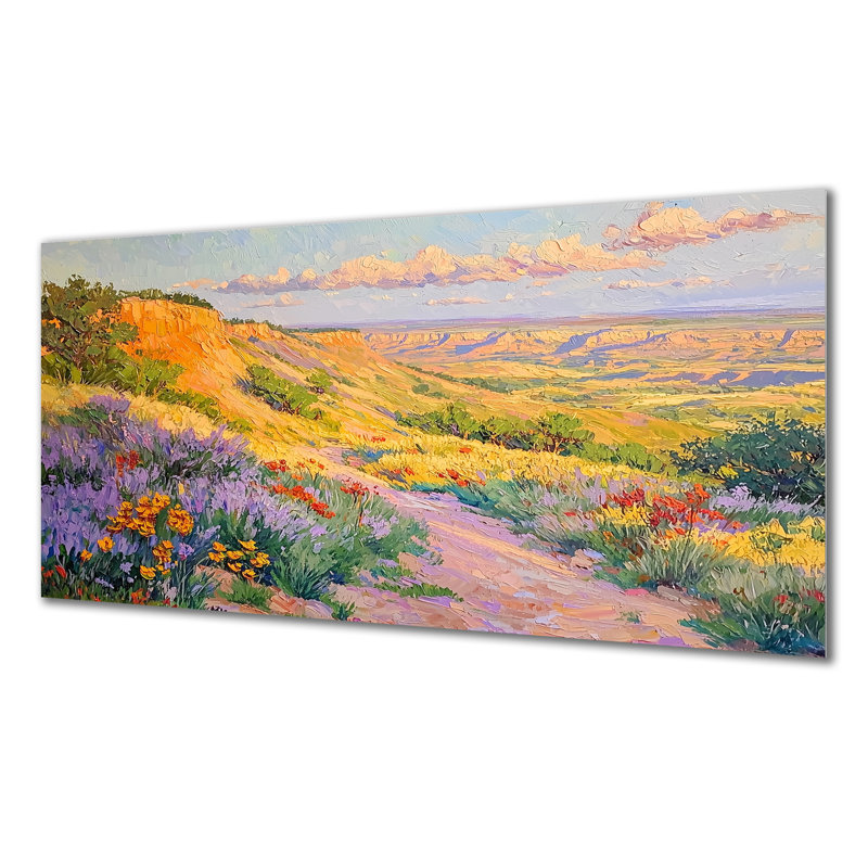 «Palo Duro Canyon Texas - Paysages», impression sur métal, H 28 po x l 60 po