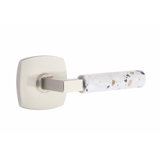 Select Round Passage (Hall & Closet) Door Lever with Square Rosette