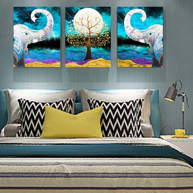 3 Piece Wrapped Canvas Wall Art
