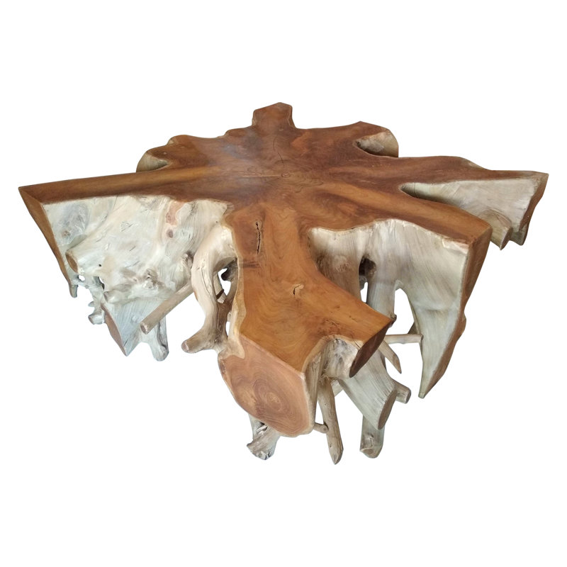 Solid Wood Coffee Table, 16" H x 40" L x 40" W