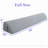 Adelheide Bed Wedge Pillow for Gap of Headboard/Wall/Mattress, Gray-1671898828