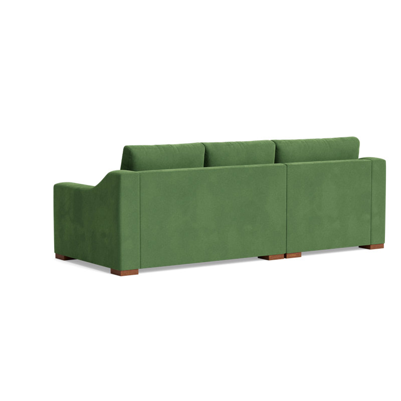 Lucca Sectional, Left Hand Facing, Performance Velvet - Ivy
