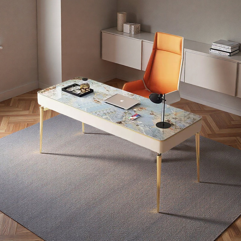 Bureau sécuritaire et réfléchi, Sarcelle, H 29,92 po x l 62,99 po x P 23,62 po