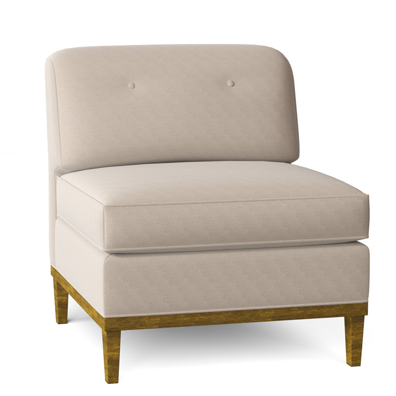 Avalon Slipper Chair, Alexis Beige, Café