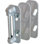 Spring Type Screen Door Strike Plate, Aluminum (1 Set)