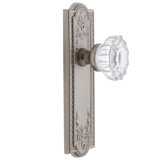 Grandeur Parthenon Plate Single Dummy with Versailles Crystal Door Knob