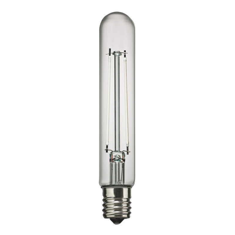 Visual Comfort & Co. LED T6.5 shape 4W 2700K Soft White E-17 base Clear Edison Style light bulb
