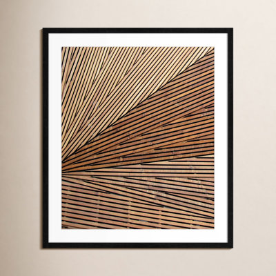 Fayette "Geometric Wood Panel 1" Print