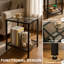 30cm W Metal Bedside Table