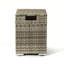 Propane Gas Fire Pit Table With Propane Tank Cover, 50000 BTU Rectangular Steel Fire Pit With Beautiful Wicker Base-344690548