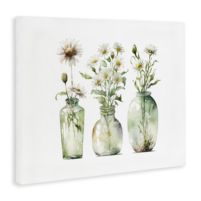  Delicate Glass Vases Canvas Wall Art by Svetlana Aleynikova