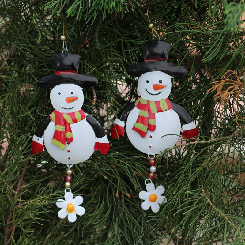 10.75'' Metal Hanging Figurine Ornament