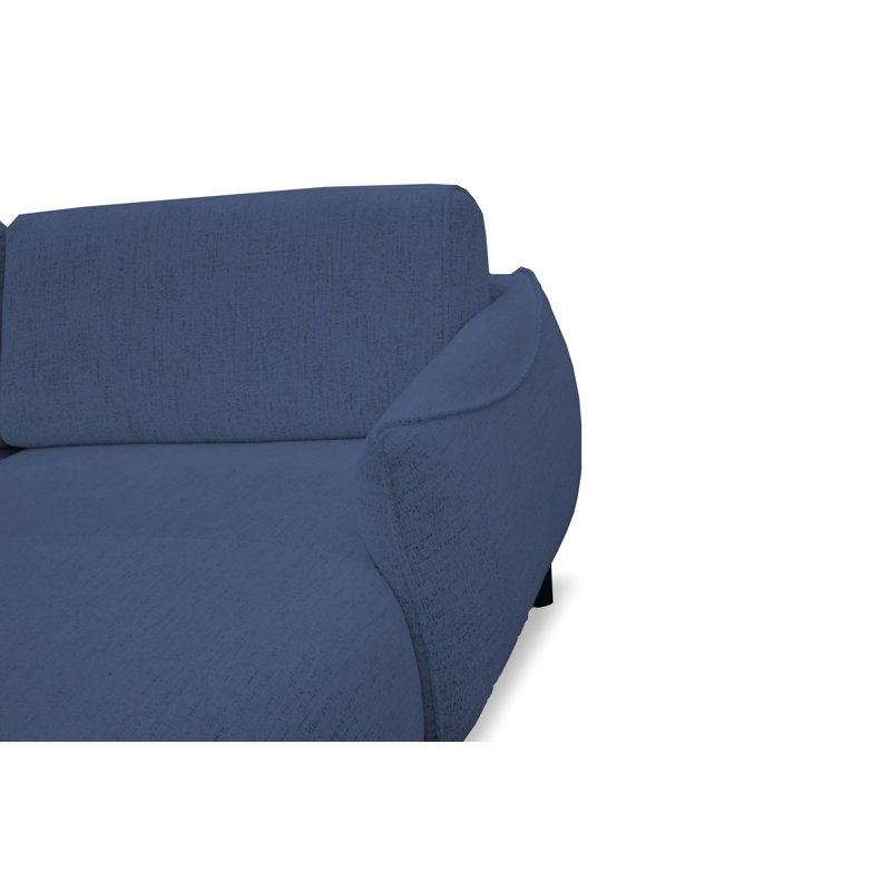 5 Seater Corner Sofa , Right Hand Facing, Navy