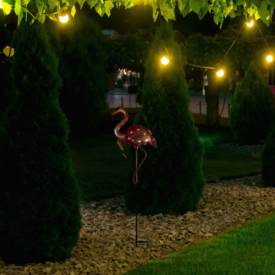 Metal Birds Garden Stake