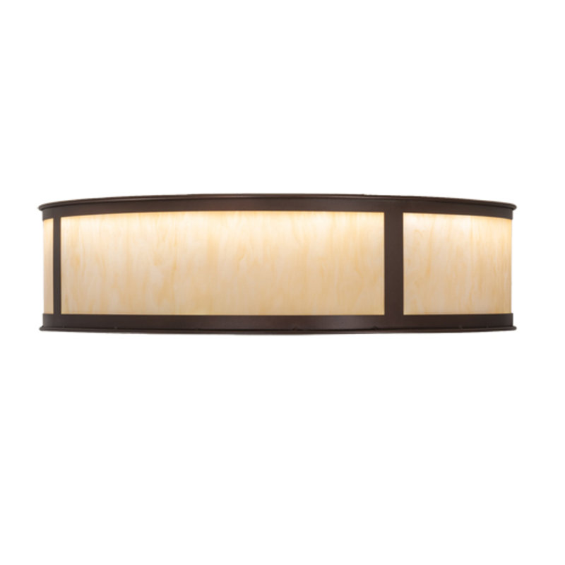 Smythe Craftsman Downrod Flush Mount Ceiling Fan