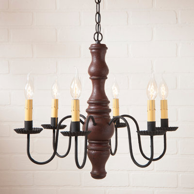 Lustree 6 lumières façon bougie/classique Samuelson