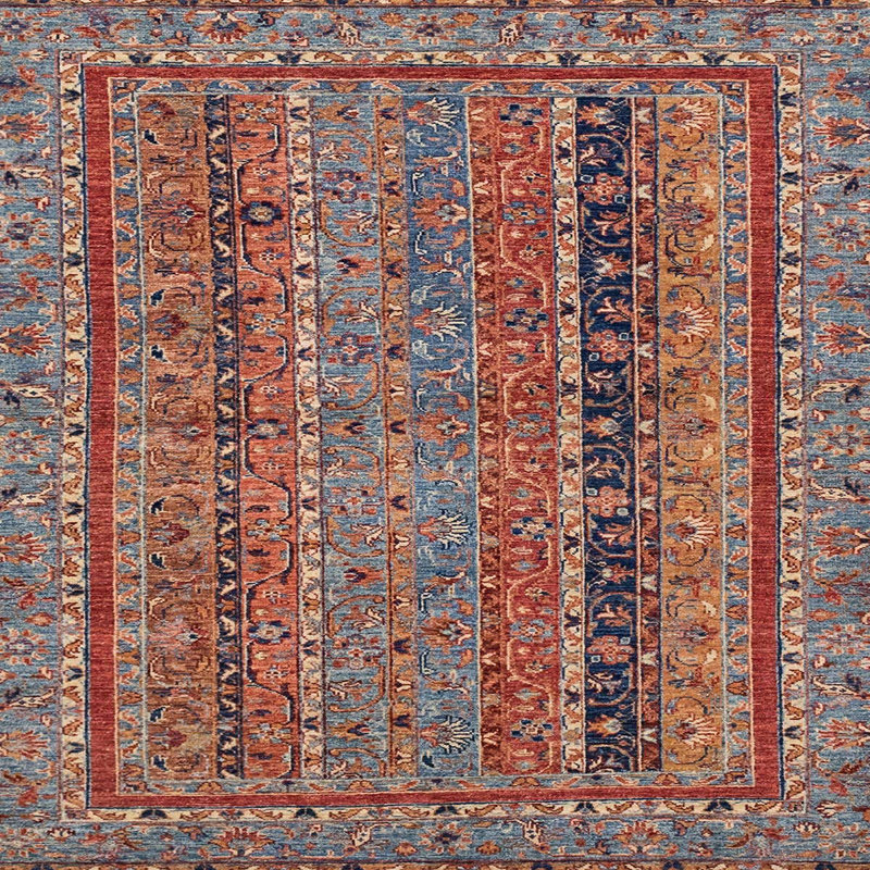 Abstract Indoor Rug, Square 8'