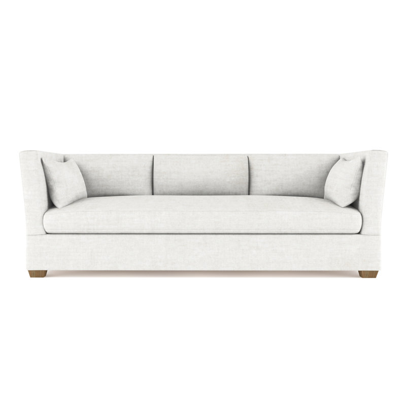 Sofa, Linen Graphite, 31" H x 108" W x 37" D