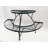 Black Semi-Circle Plant And Display Stand